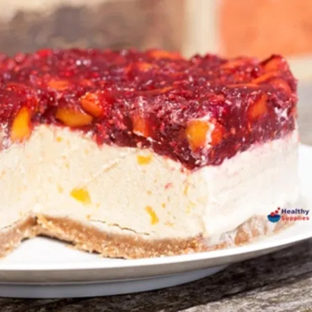 Peach Melba Cheesecake
