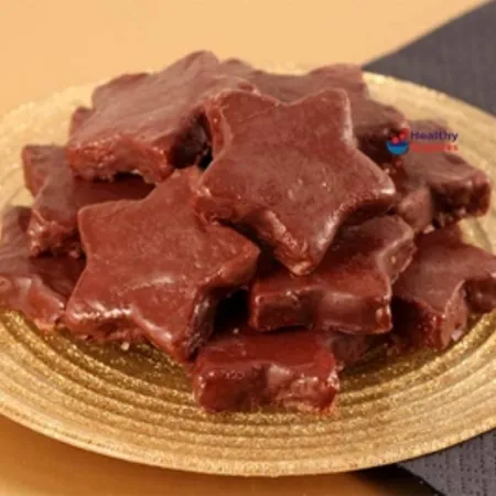 Chocolate Covered Marzipan Stars