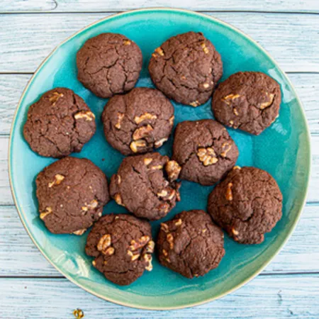 Chocolate Walnut Cookies