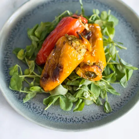 Stuffed baby peppers