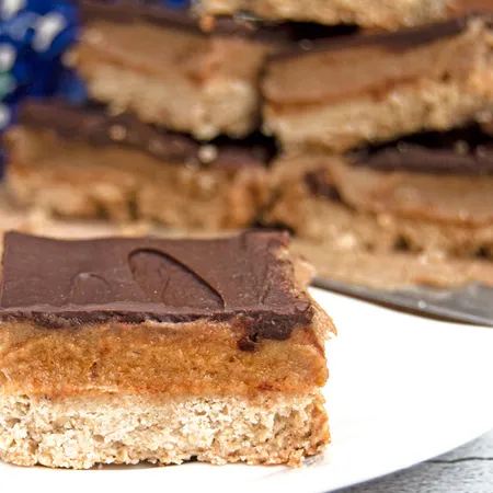 Vegan and Gluten-Free Millionaire’s Shortbread