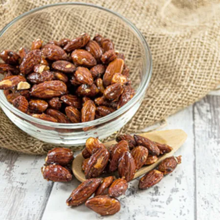 Roasted Honey Almonds