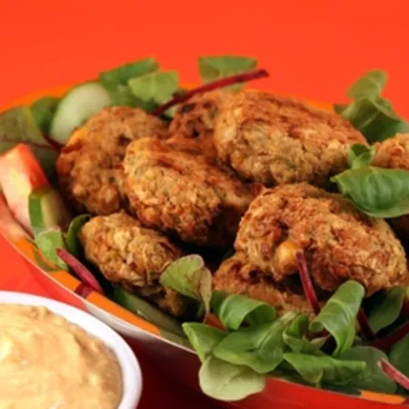 Spicy Baked Falafel