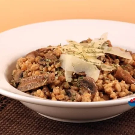 Pearled Spelt and Mushroom Risotto