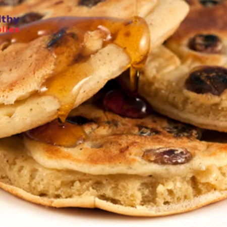 American Style Raisin Pancakes