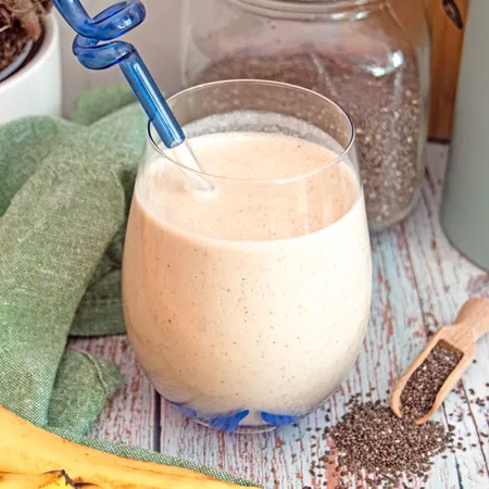 Peanut Butter & Banana Protein Smoothie