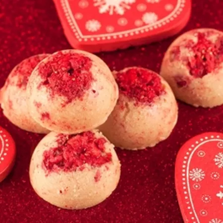Snow Blossoms Raw White Chocolate