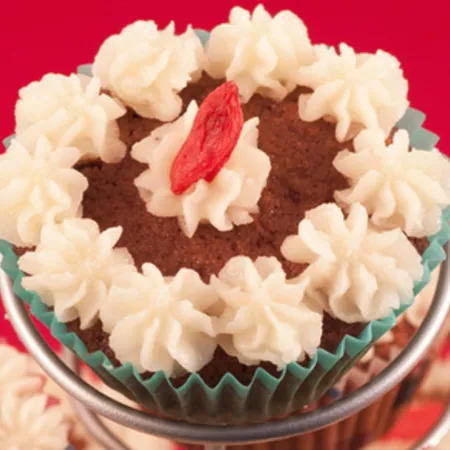 Goji Berry Cupcakes