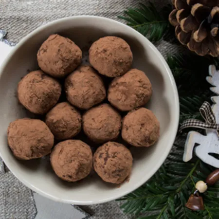 Dark & Salty Chocolate Truffles