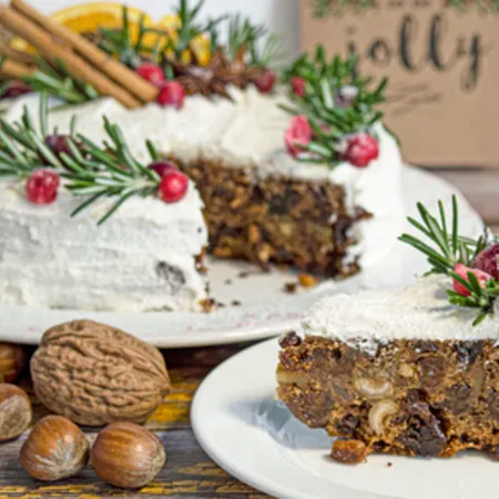 Gluten-Free Vegan Christmas Cake