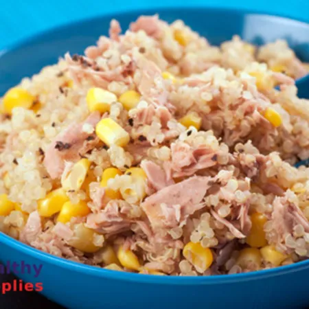 Tuna, Sweetcorn and Quinoa Salad