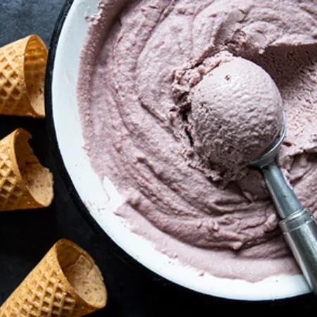 Strawberry Cashew Ice Cream