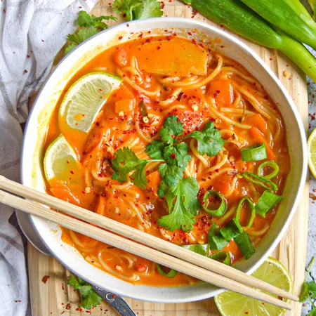 Red Thai Noodle Soup