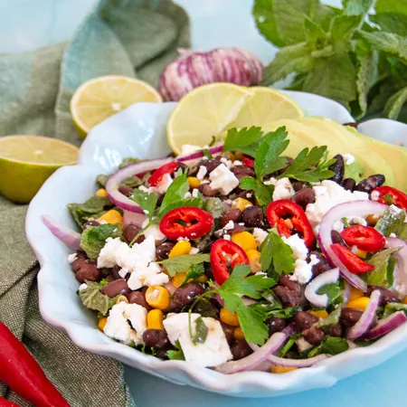 Gut Friendly Black Bean Salad