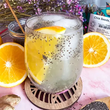 Orange & Ginger Chia Water