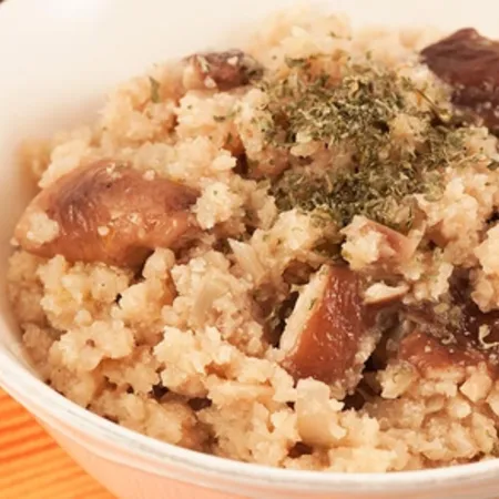 Cauliflower Rice Mushroom Risotto