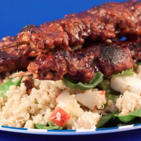 Seitan Barbecue Kebabs