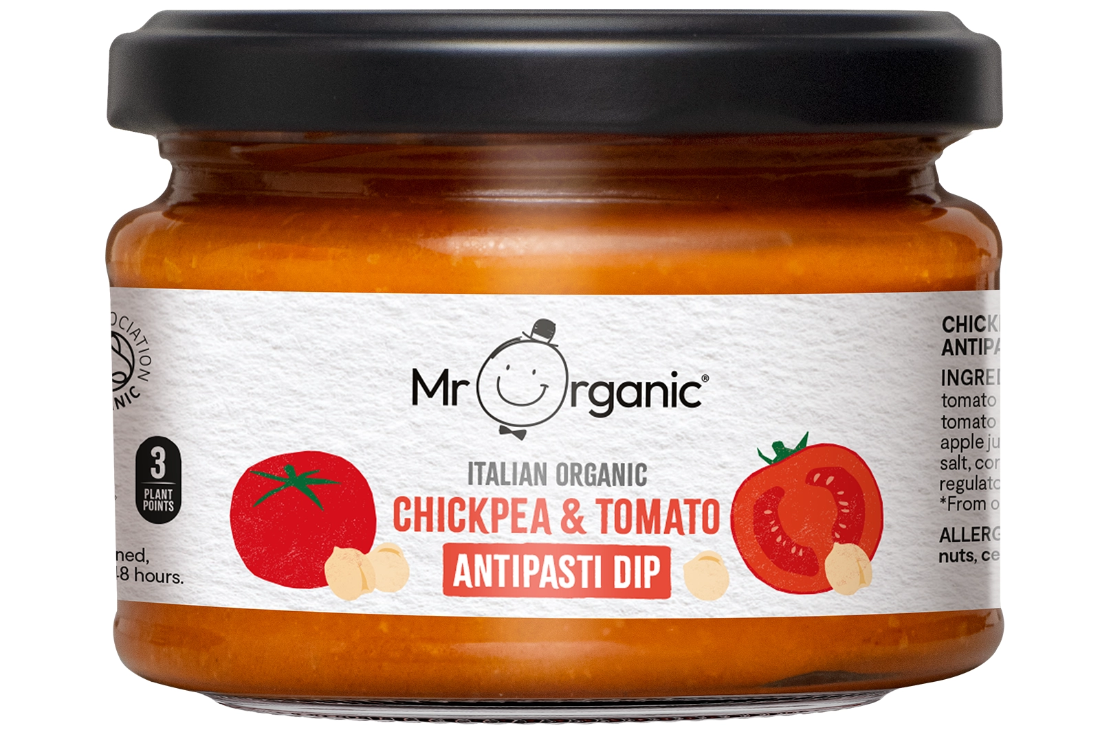Organic Chickpea &amp; Tomato Antipasti Dip 230g (Mr Organic) | Healthy ...