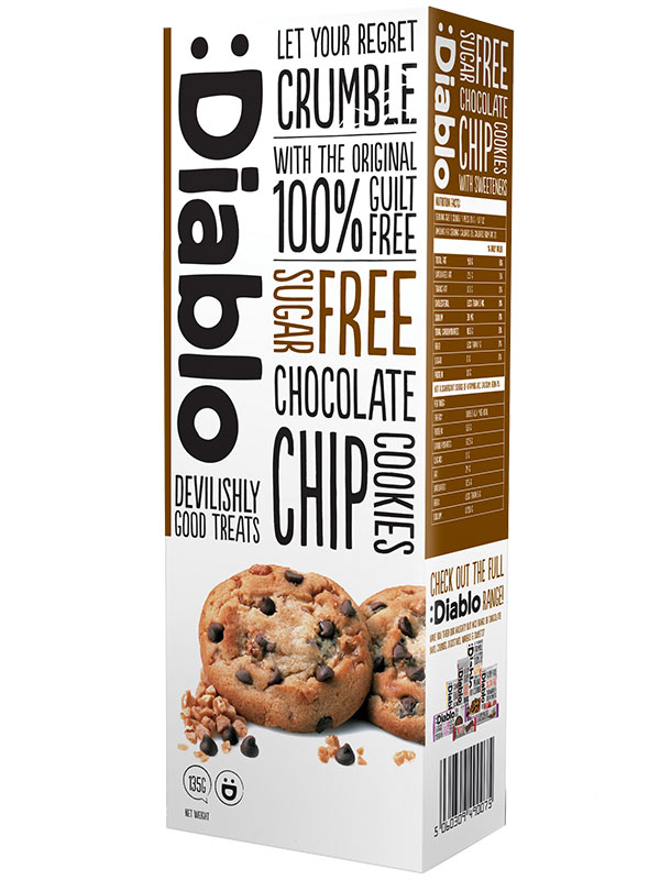 Diablo Chocolate Chip Cookies 130g main image 1