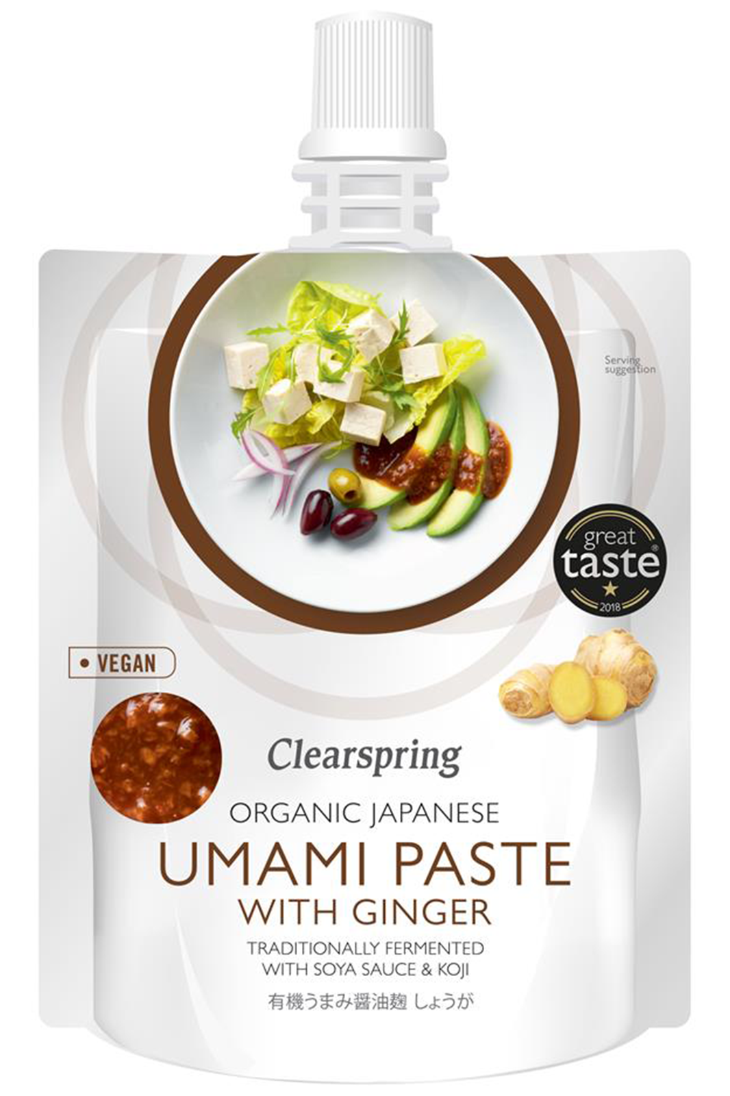 Organic Japanese Umami Paste with Ginger 150g (Clearspring) | Healthy ...