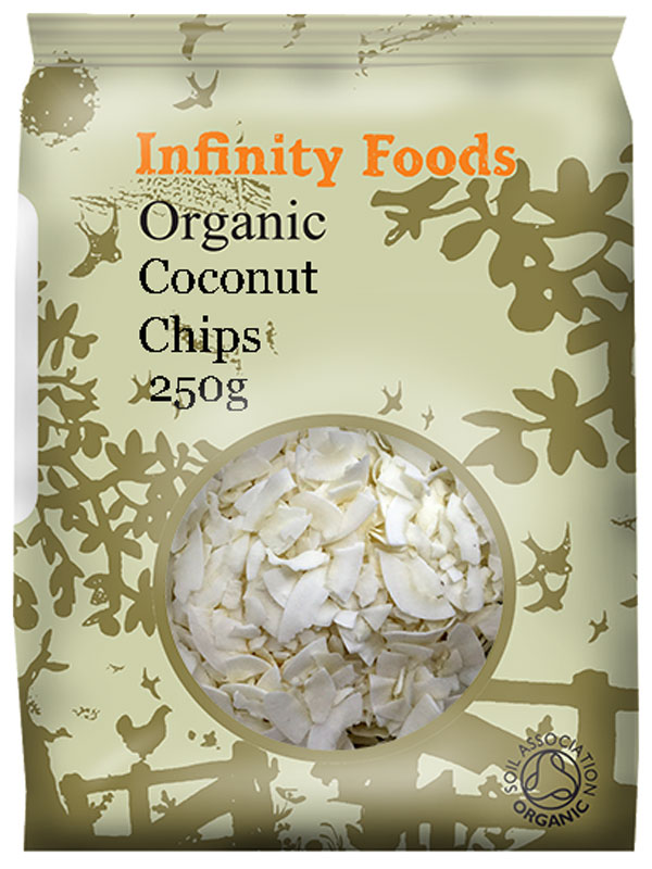 Organic Coconut Chips 250g (Infinity Foods) | Healthy Supplies