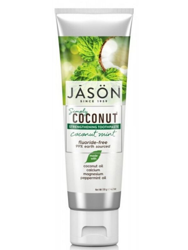 Coconut Strengthening Toothpaste Mint 119g (Jason) Healthy Supplies