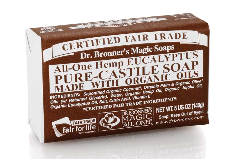 AllOne Hemp Eucalyptus Pure Castile Soap Bar 140g (Dr. Bronner's