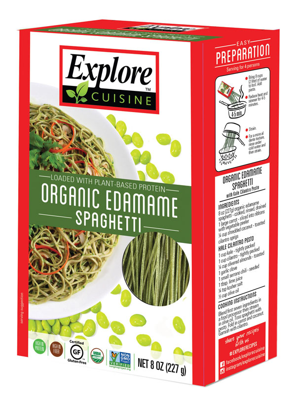 Edamame Spaghetti 200g, Organic (Explore Cuisine) Healthy Supplies