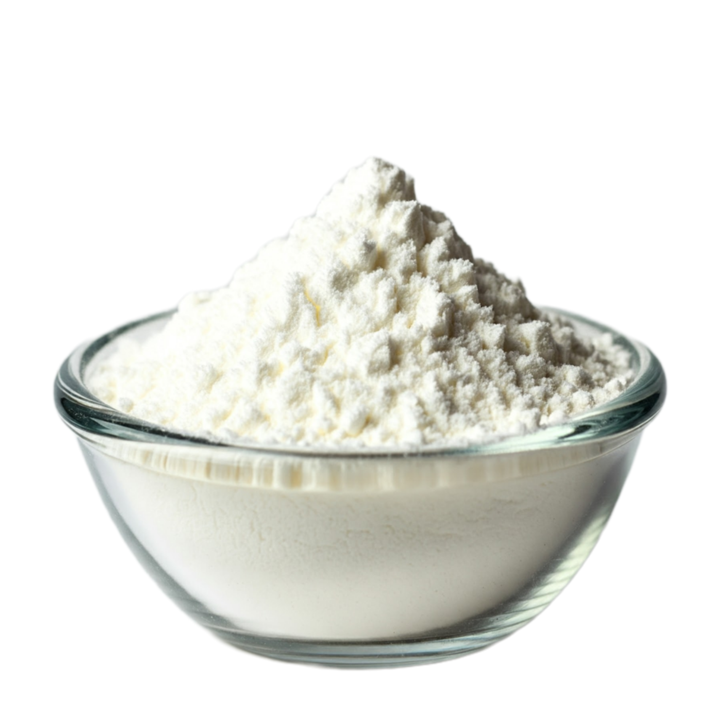 Egg white powder in a bowl