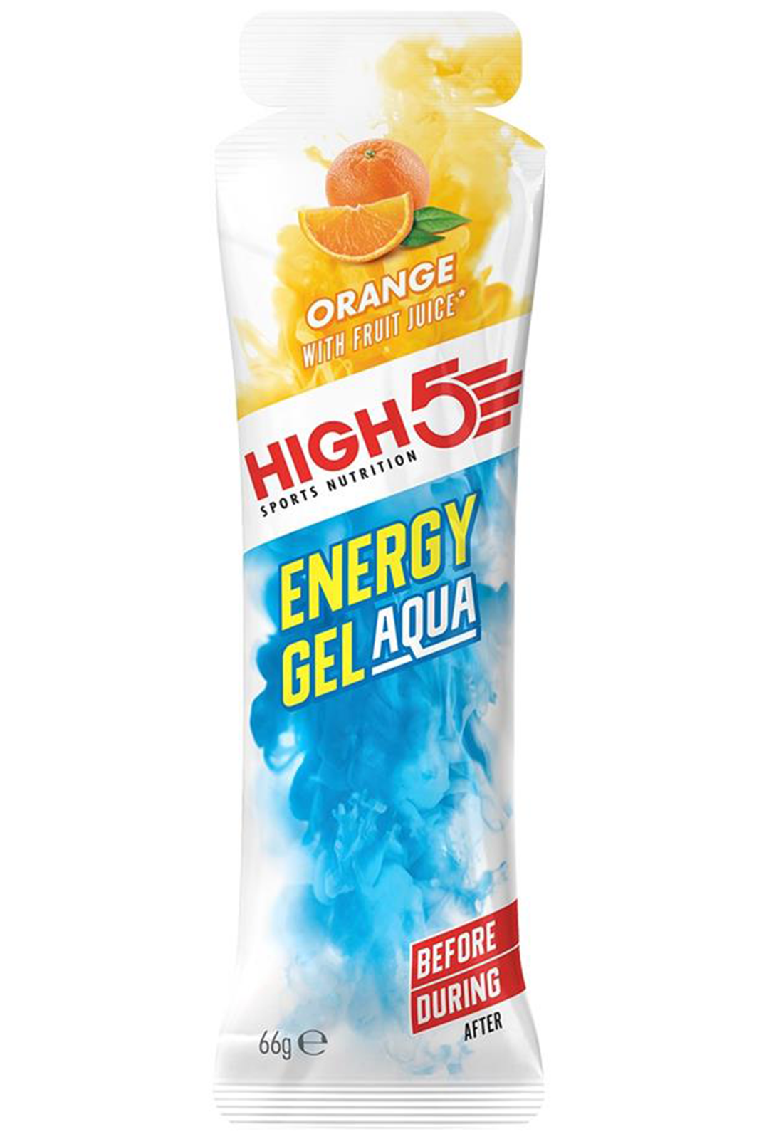 High 5 Energy Gel Aqua Mixed 66g - Pack Of 15 Gels For Running
