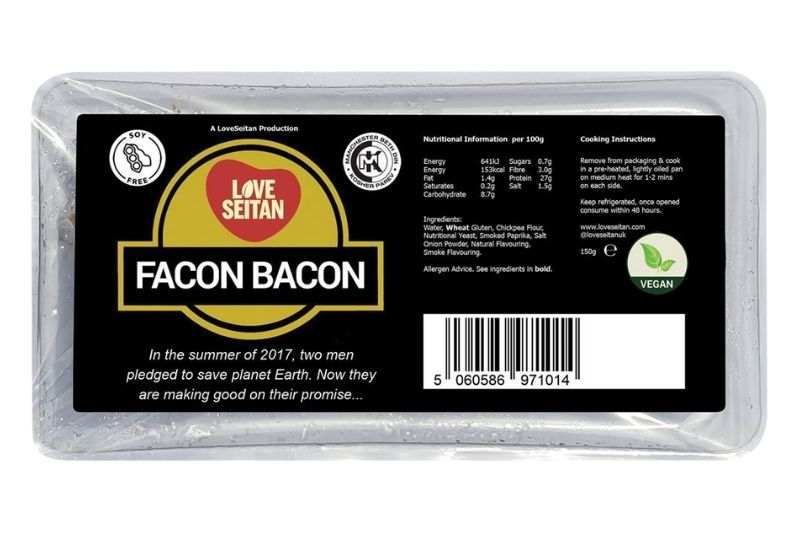 Facon Bacon 150g (LoveSeitan) Healthy Supplies