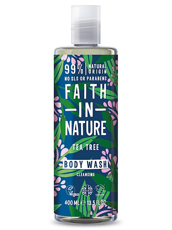 Tea Tree Shower Gel & Foam Bath 400ml (Faith in Nature) Healthy Supplies