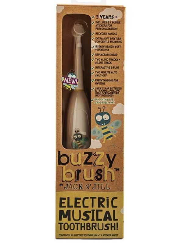 Buzzy Brush Electric Musical Toothbrush 82g Jack N Jill Healthy Supplies