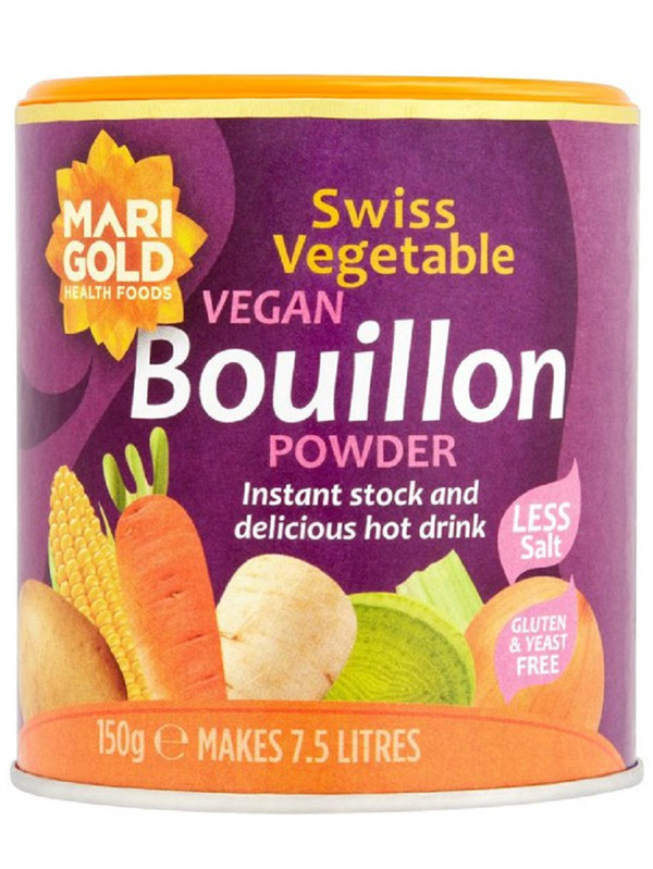 Reduced Salt Vegetable Bouillon Powder 150g (Marigold) Healthy Supplies