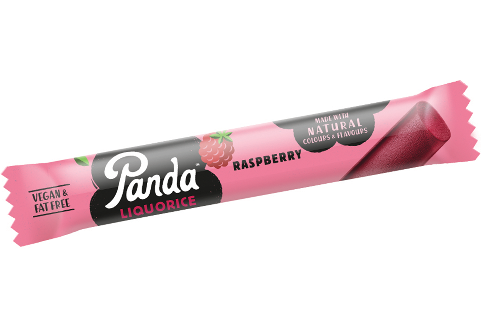 Natural Raspberry Liquorice Bar 32g (Panda) Healthy Supplies