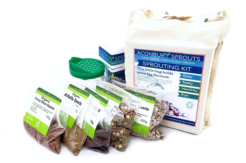 Sprouting Kit, Organic x1 (Aconbury Sprouts) Healthy Supplies