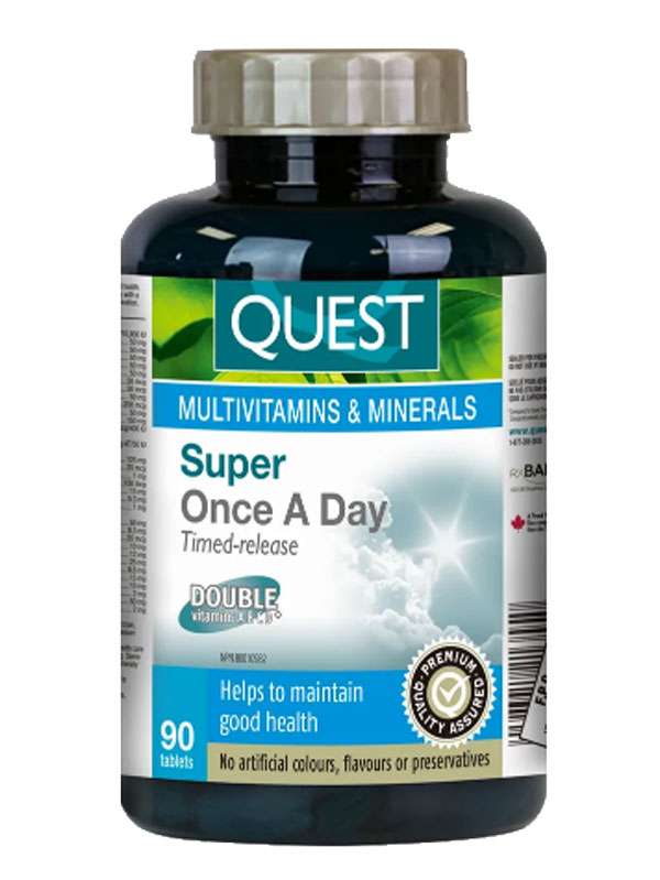 Super Once A Day 90 tablet (Quest) Healthy Supplies