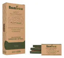 100 Safety Razor Blades (Bambaw)