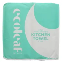 Twin Pack 3 Ply Kitchen Towel (Ecoleaf)