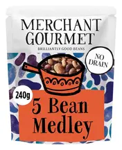 5-Bean Medley in Extra Virgin Olive Oil 240g (Merchant Gourmet)
