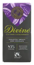85% Dark Chocolate Bar 90g (Divine)