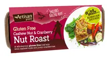 Cashew Nut & Cranberry Nut Roast, Gluten Free 200g (Artisan Grains)