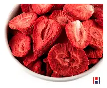 Freeze-Dried Sliced Strawberries 100g (Sussex Wholefoods)