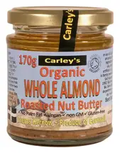 Organic Almond Butter 170g (Carley's)