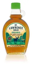 Organic Pure Amber Canadian Maple Syrup 248ml (St Lawrence Gold)