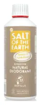 Amber & Sandalwood Deodorant Spray Refill 500ml (Salt of the Earth)