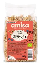 Organic Crunchy Spelt Clusters 375g (Amisa)