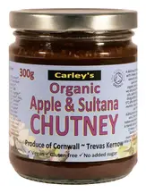 Organic Apple & Sultana Chutney 300g (Carley's)