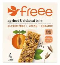 Organic Gluten Free Apricot Oat Bars with Chia 4 x 35g (Freee by Doves Farm)