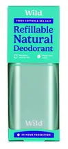 Aqua Case with Fresh Cotton & Sea Salt Deodorant 40g (Wild)